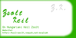 zsolt keil business card